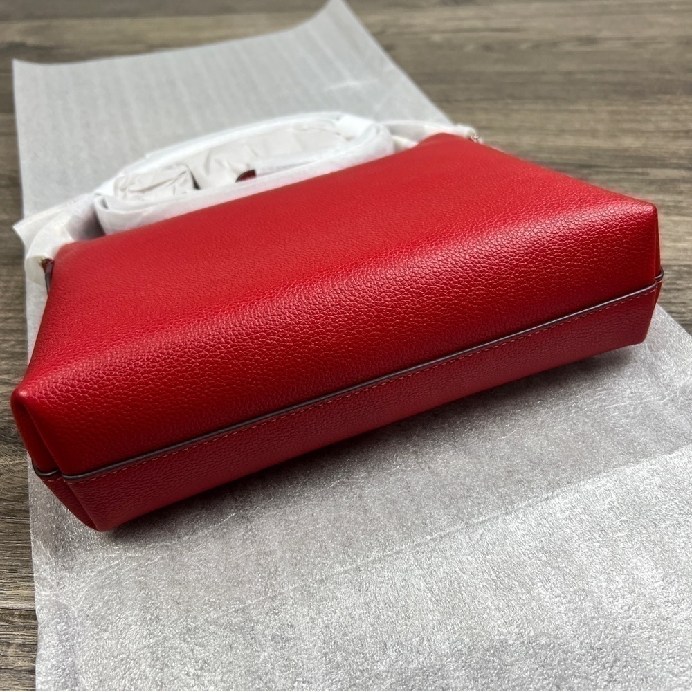Kate Spade Bailey Crossbody Bag NWT Candied Cherry Red Textured Leather NEW - Picture 5 of 11